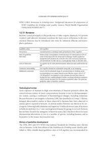 GUIDELINES FOR DRINKING-WATER QUALITY  WHO[removed]Bentazone in drinking-water. Background document for preparation of WHO Guidelines for drinking-water quality. Geneva, World Health Organization (WHO/SDE/WSH[removed]).