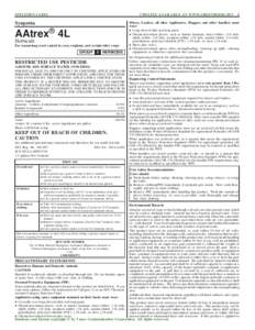 SPECIMEN LABEL  UPDATES AVAILABLE AT WWW.GREENBOOK.NET Syngenta