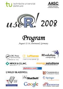 AASC Austrian Association for Statistical Computing 2008 Program