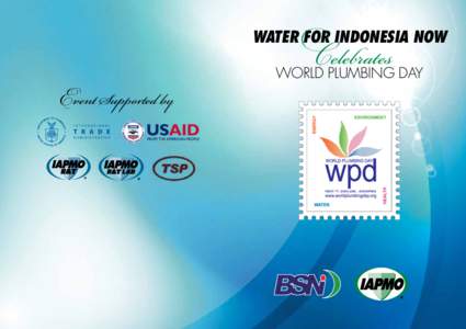 Celebrates World plumbing Day Water for Indonesia Now  Event Supported by