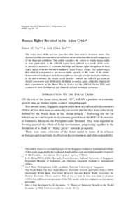 Economy of South Korea / Member states of the Association of Southeast Asian Nations / Member states of the United Nations / Republics / Association of Southeast Asian Nations / Jomo Kwame Sundaram / Asian values / Human rights / Asian financial crisis / Asia / International relations / Economy of Singapore