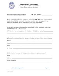 Microsoft Word - Fraud Investigation Form