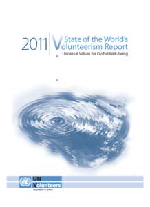 Civil society / Activism / United Nations Volunteers / Volunteering / Lucas Meijs / Bernardo Kliksberg / ICVolunteers / United Nations Development Programme / International Year of Volunteers Plus 10 / Volunteerism / United Nations / Sociology