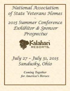 National Association of State Veterans Homes ~ 2015 Summer Conference