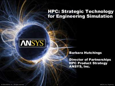 Windows HPC Server / Fluid dynamics / Computing / Software / Ansys / HFSS / High-performance computing