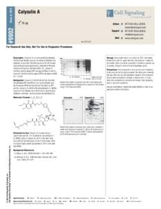 Protein phosphatase 1 / Phosphatase / Solvent / Chemistry / Laxatives / Okadaic acid