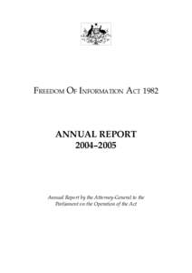 Disc from PMC website info - FOI - FOI annual report[removed]PDF