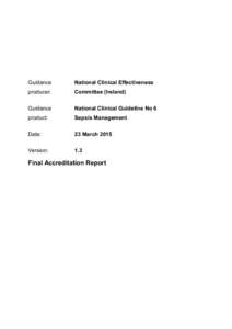 Accreditation report NCEC