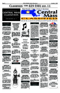 Page 54  THE LANDMARK Holden, Massachusetts classifieds