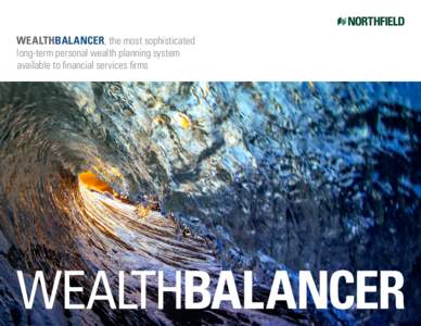 WEALTHBALANCER, the most sophisticated long-term personal wealth planning system available to financial services firms Overview