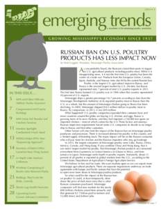 2014 • 3  emerging trends a newsletter of the mississippi poultry association