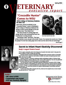 V  Spring 2005 ETERINARY executive report