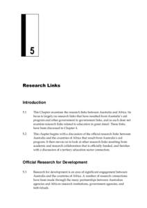 Chapter 5: Research Links