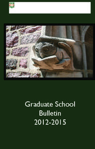 Graduate School Bulletin[removed]  BULLETIN