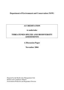 Environmental science / Earth / Quality assurance / Environmental impact assessment / Sustainable development / Accreditation / Environmental planning / Biodiversity / National Accreditation Board for Testing and Calibration Laboratories / Environment / Environmental law / Evaluation