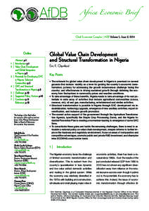 Africa Economic Brief  Chief Economist Complex | AEB Volume 5, Issue 2, 2014 Outline Abstract p.1