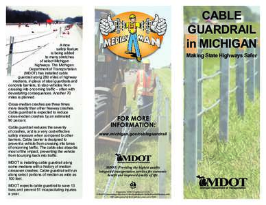 Cable Guardrail in Michigan - Making State Highways Safer