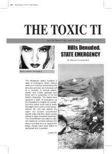 330 / Sarai Reader 2004: Crisis/Media  THE TOXIC TI Late City Edition, Friday, June 12, 0000  Hills Denuded.