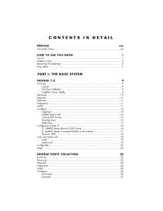 CONTENTS IN DETAIL PR EF A CE xix  This Book’s Roots ............................................................................................. xix