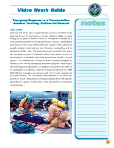 Emergency management / Firefighting in the United States / Certified first responder / Dangerous goods / Emergency Response Guidebook / Federal Emergency Management Agency / Ambulance / Human decontamination / Emergency / Public safety / Prevention / Safety