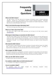 Microsoft Word - ABAC FAQ - April 2009