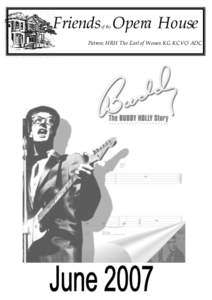 United States / Buddy – The Buddy Holly Story / The Buddy Holly Story / Royal Wanganui Opera House / The Crickets / Peggy Sue / María Elena Holly / The Big Bopper / Opera house / Buddy Holly / Music / Entertainment
