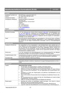 Basellandschaftliche Kantonalbank (BLKB[removed]Kontakte Zuständige Fachstelle (mit