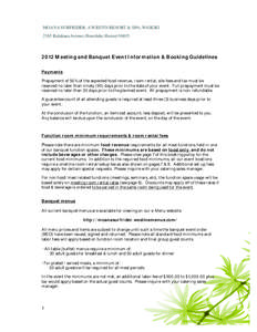 2012 Meeting and Banquet Event Information & Booking Guidelines.doc