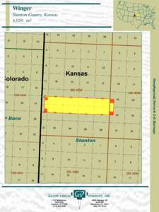 Winger Stanton County, Kansas[removed]mi2 Geophysical Pursuit 3-D Surveys