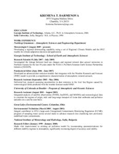 MM5 / Weather Research and Forecasting model / National Center for Atmospheric Research / Downscaling / Climate model / Atmospheric sciences / Meteorology / Weather prediction
