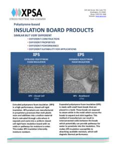 Microsoft PowerPoint - Comparison of XPS and EPS Foam Insulation