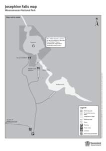 Josephine Falls map, Wooroonooran National Park