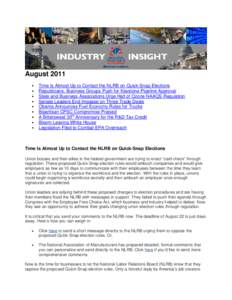 Microsoft Word -  Industry Insight - August 2011