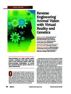 C OV ER F E AT U RE  Reverse Engineering Animal Vision with Virtual