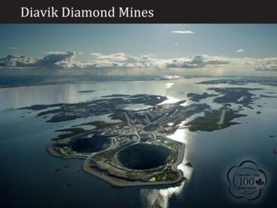The Diavik Joint Venture Rio Tinto Dominion Diamond Corp 60 % Owner, and operator