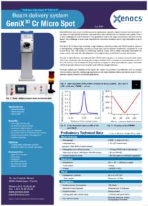 Technical data sheet N° TDS-G10  Beam delivery system ®