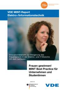 Impressum:  VDE VERBAND DER ELEKTROTECHNIK ELEKTRONIK INFORMATIONSTECHNIK e.V.