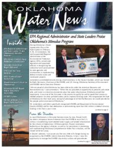 1st Quarter[removed]EPA Regional Administrator and State Leaders Praise Oklahoma’s Stimulus Program EPA Regional Administrator and State Leaders Praise