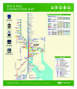 Bus & RAIL CONNECTIONS MAP Hunt Valley