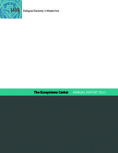  The Ecosystems Center      ANNUAL REPORT 2011