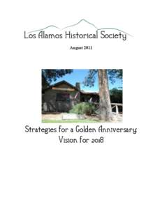 August[removed]Strategies for a Golden Anniversary: Vision for 2018  Table of Contents