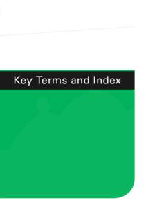 Key Terms and Index  257 Department of Infrastructure and Transport • Annual Report 2011–12