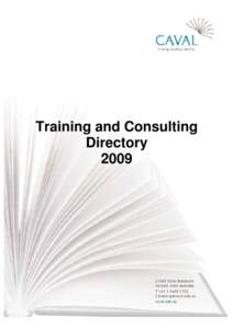 Microsoft Word - Training Directory 2009 _v6 FINAL_ 11th December 2008.doc