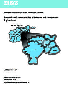 Streamflow Characteristics of Streams in Southeastern Afghanistan