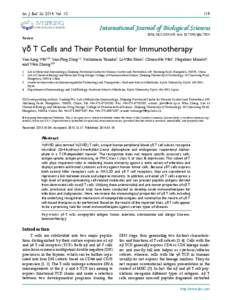 Int. J. Biol. Sci. 2014, Vol. 10  Ivyspring