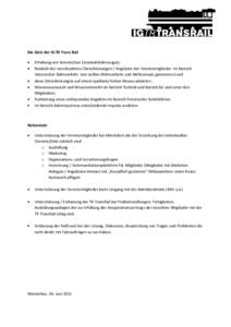 Microsoft Word[removed]Strategie und Kernaussagen zur IG TR TransRail.doc