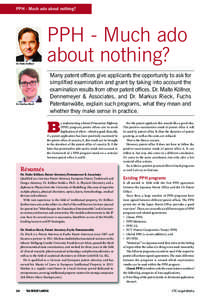 PPH - Much ado about nothing?  Dr. Malte Köllner PPH - Much ado about nothing?