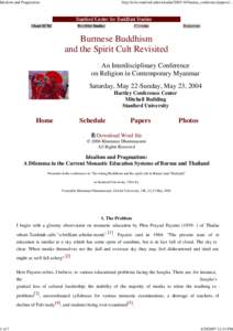 Idealism and Pragmatism  1 of 7 http://scbs.stanford.edu/calendar[removed]burma_conference/papers/...
