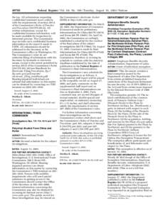 [removed]Federal Register / Vol. 68, No[removed]Tuesday, August 19, [removed]Notices the top. All submissions requesting confidential treatment must conform