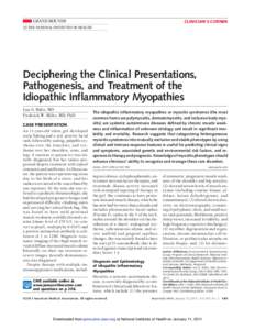 Autoimmune diseases / Connective tissue diseases / Dermatomyositis / Polymyositis / Myositis / Inflammatory myopathy / Juvenile dermatomyositis / Inclusion body myositis / Myopathy / Health / Anatomy / Medicine